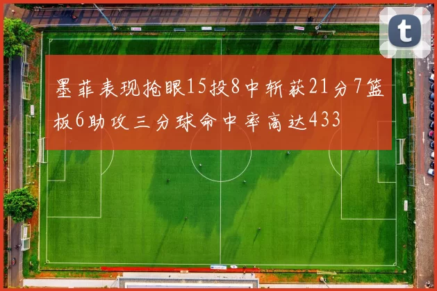 墨菲表现抢眼15投8中斩获21分7篮板6助攻三分球命中率高达433